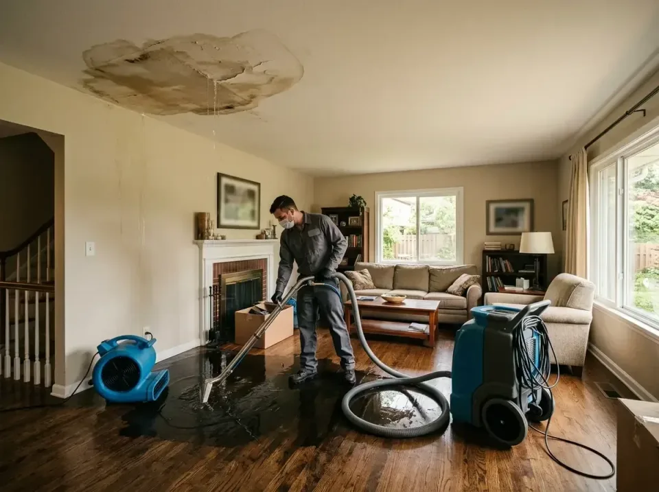 attic-pipe-burst-ceiling-drip-008 — frequently asked questions, Water Damage Restoration & Carpet Care in Ashville, AL